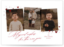 Merry moments magical memories Foil-Pressed Holiday Cards