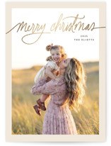 full of hope Foil-Pressed Holiday Cards