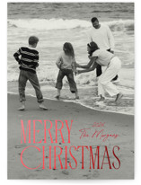 Merry Embrace Foil-Pressed Holiday Cards