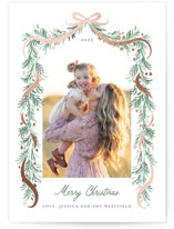 Soft Garland Foil-Pressed Holiday Cards