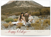 modernist Foil-Pressed Holiday Cards