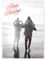 neon vintage Foil-Pressed Holiday Cards