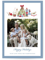Nutcracker Foil-Pressed Holiday Cards