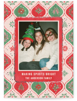 Sparkly Foil-Pressed Holiday Cards