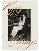 dreamy Foil-Pressed Holiday Cards