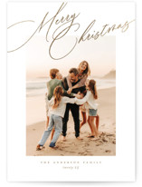 Topper Foil-Pressed Holiday Cards