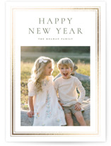 Eucalyptus Foil-Pressed Holiday Cards