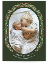 Frosted Foil-Pressed Holiday Cards