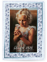 A Cottage Christmas Foil-Pressed Holiday Cards