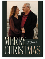 Merry Stack Foil-Pressed Holiday Cards