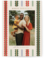 Swiggle Foil-Pressed Holiday Cards