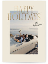 Poster Foil-Pressed Holiday Cards