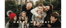Happy Together Foil-Pressed Tall Holiday Cards
