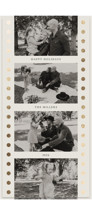 like a film Foil-Pressed Tall Holiday Cards