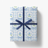 Blue Hydrangea Gift Wrap [Set of 5 Sheets] Holiday Gift Wrap