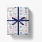 Macaron Gift Wrap [Rolls of 5 Sheets] Holiday Gift Wrap