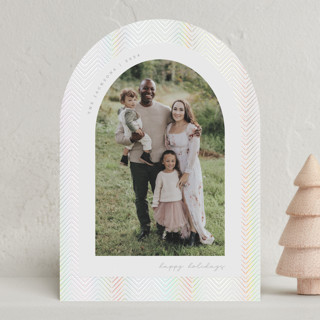 Delicate Chevron Gloss-Press Holiday Cards®