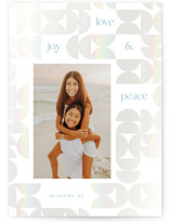Semi Circle Pieces Gloss-Press Holiday Cards®