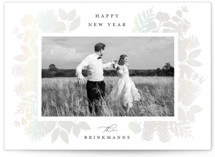 Joy Greenery Gloss-Press Holiday Cards®