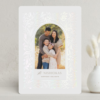 Botanica Arch Gloss-Press Holiday Cards®