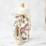 White Pink Blue Celebration gift wine bottle bag Holiday Gift Bags