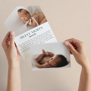 Mostly Silent Nights All-in-One Holiday Cards