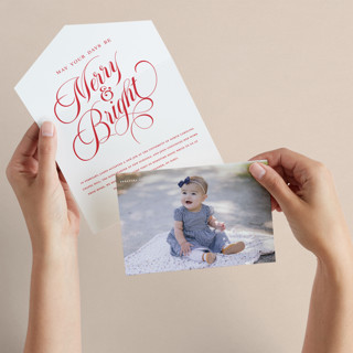 Brightest Merry All-in-One Holiday Cards