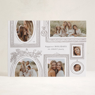 Gallery Wall Letterpress Holiday Photo Cards