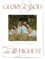 In the Highest Letterpress Holiday Photo Cards