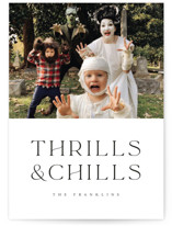 Thrills and chills Halloween Cards