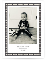 Bone Frame Halloween Cards