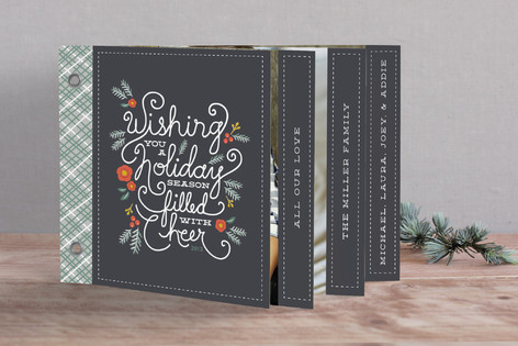 Winter Foliage Cheer Holiday Minibook™ Cards