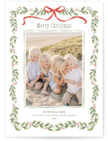 Holly Garland and Bow by Paula Pecevich