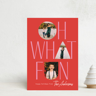oh what fun shapes Holiday Petite Cards