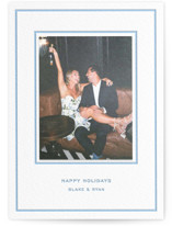 Letterpress Holiday Photo Mount Cards