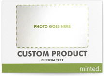 Letterpress Holiday Photo Mount Cards