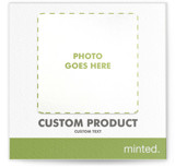 Letterpress Holiday Photo Mount Cards