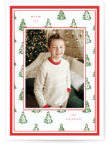 Little Trees Holiday Photo Mount Cards