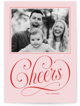 Joyful Beauty Holiday Photo Mount Cards