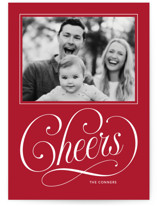 Joyful Beauty Holiday Photo Mount Cards