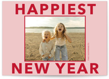 Shiny Holiday Holiday Photo Mount Cards