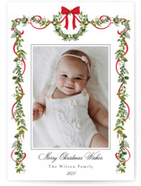 Bows & Ribbon Holiday Photo Mount Cards