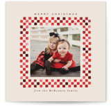 Checkerboard Holiday Photo Mount Cards