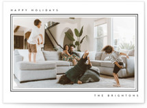 Airy Holiday Photo Mount Cards