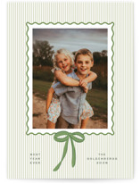 Trendy classic Holiday Photo Mount Cards