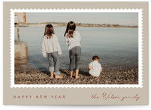 Stamped Holiday Photo Mount Cards