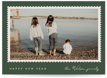 Stamped Holiday Photo Mount Cards