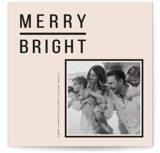 Modern & Merry Holiday Photo Mount Cards