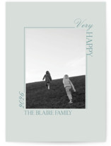 Delicate Frame Holiday Photo Mount Cards