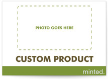 Portrait Custom Holiday Photo Mount Cards